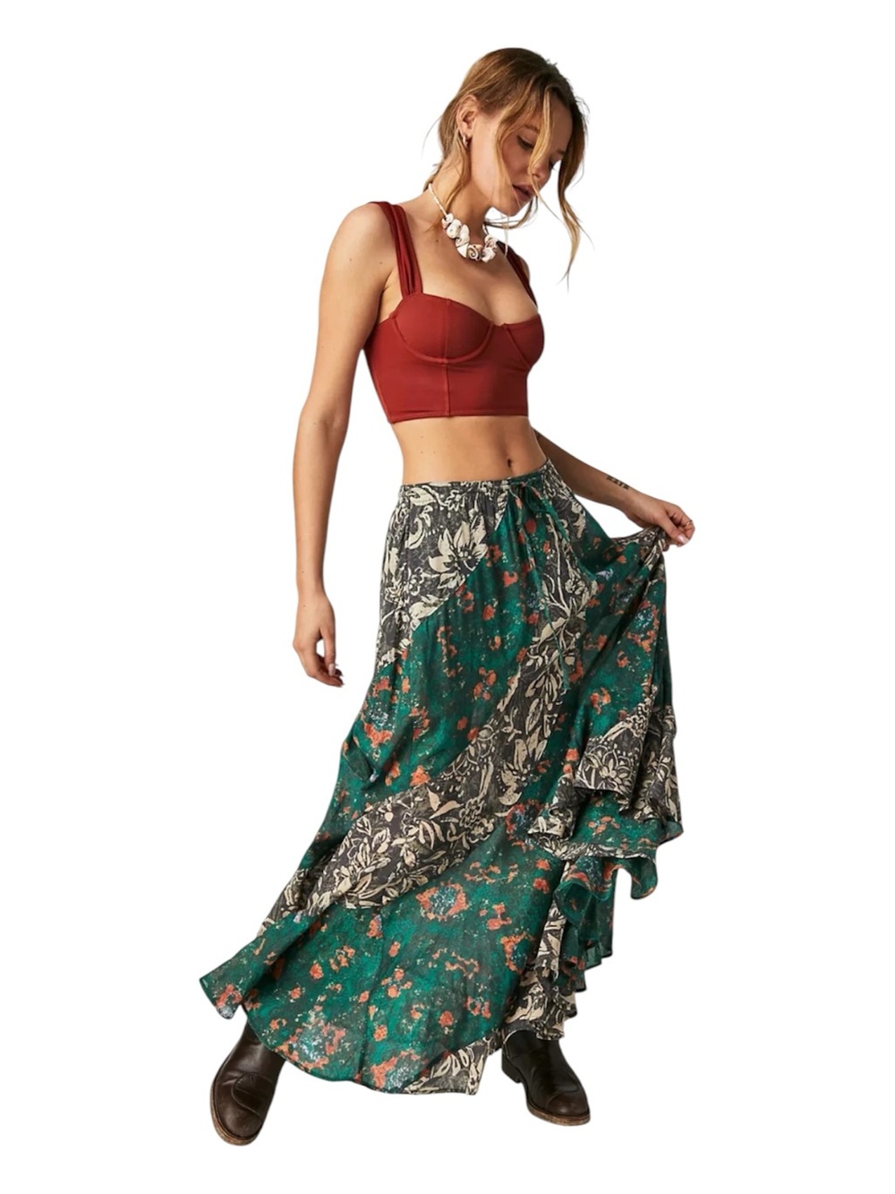 Free People Jackie Maxi Skirt